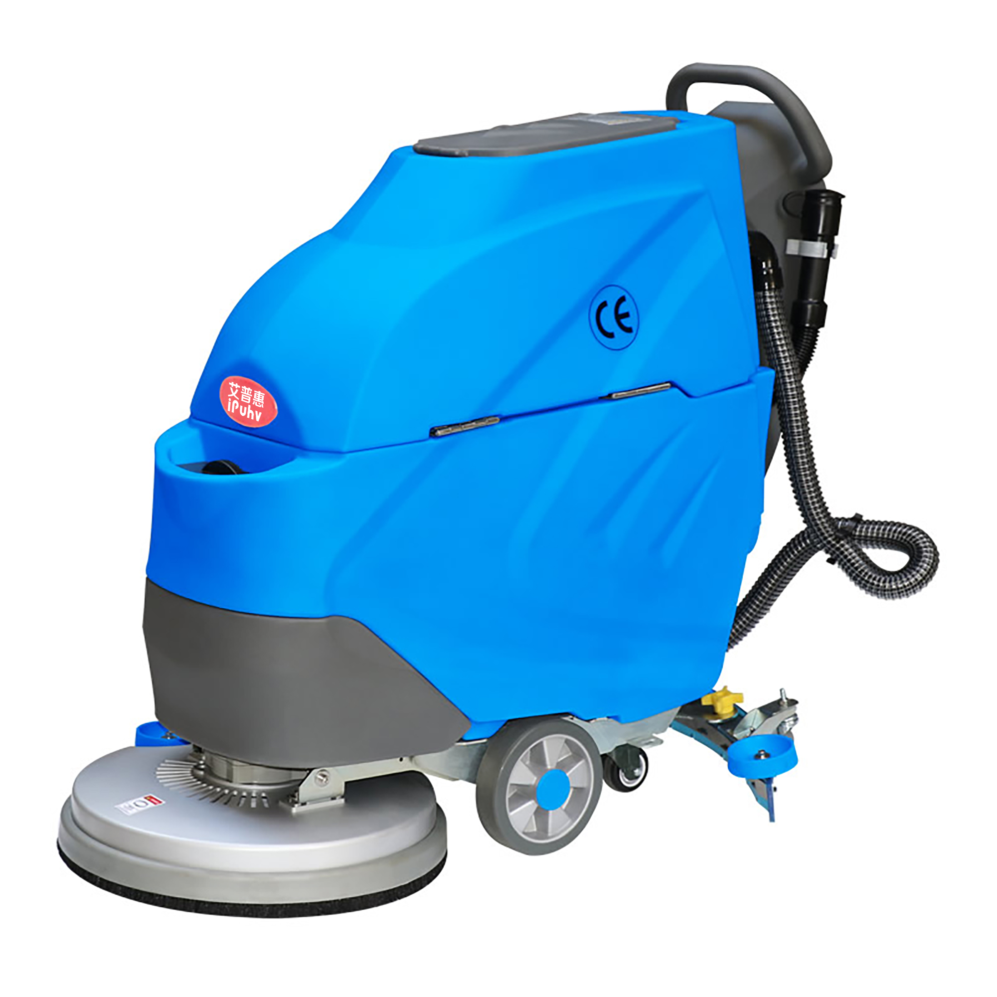 艾普惠手推式洗地机iph870 学校仓库水泥地面电动洗地机 - 艾普惠工业